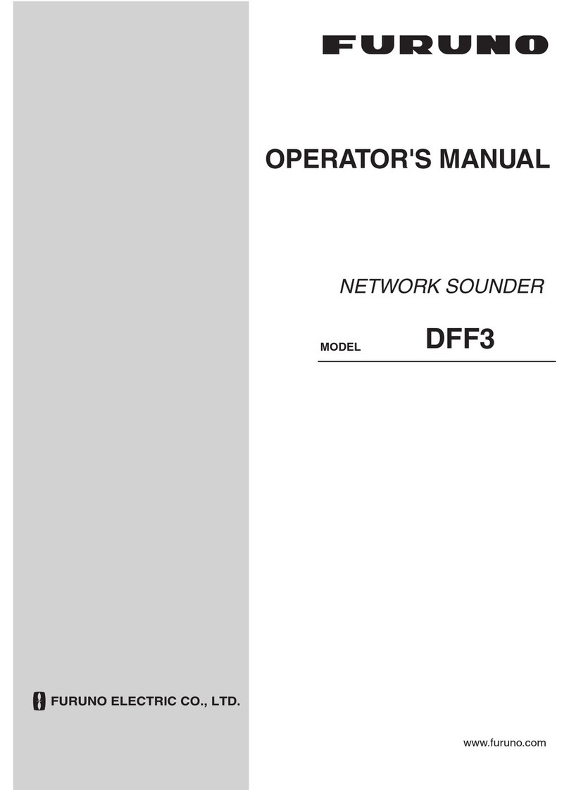Furuno Network Sounder DFF3 User manual Furuno Network Sounder DFF3 User manual