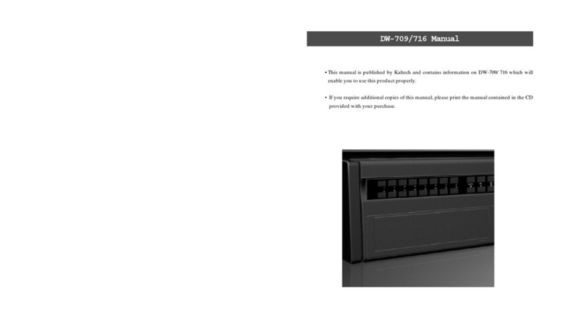 Kaltech DW-709 manual