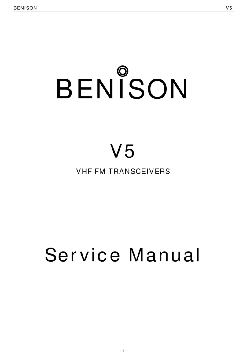 Benison V5 Service manual