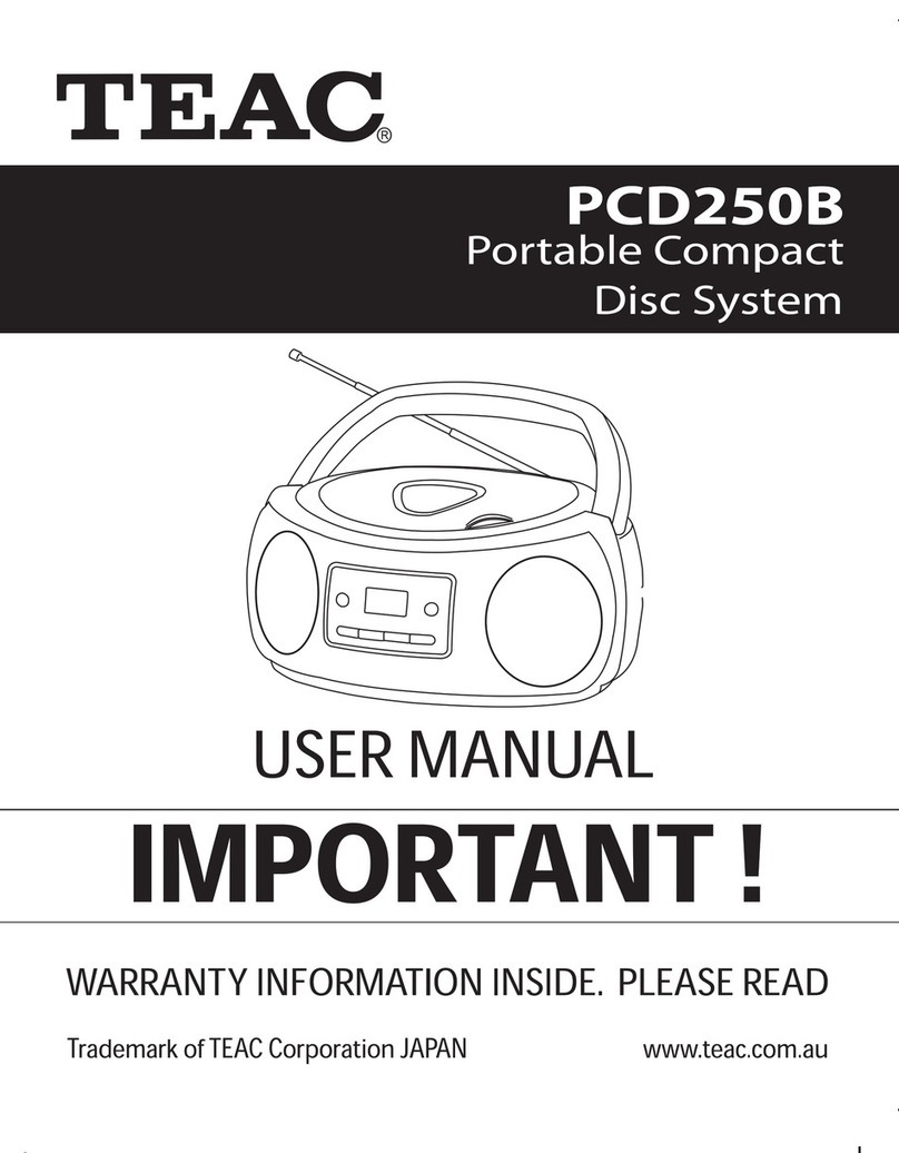 Teac PCD250B User manual