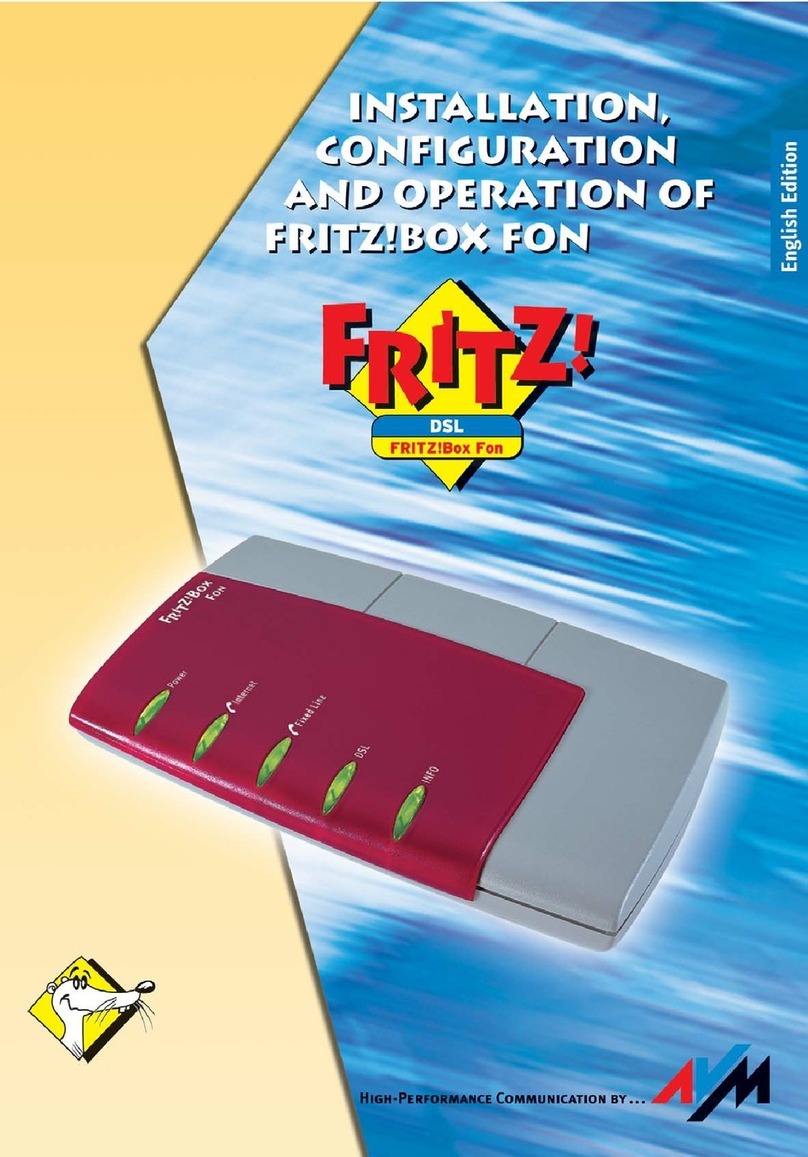 AVM Fritz!Box Fon Installation, configuration & operating guide
