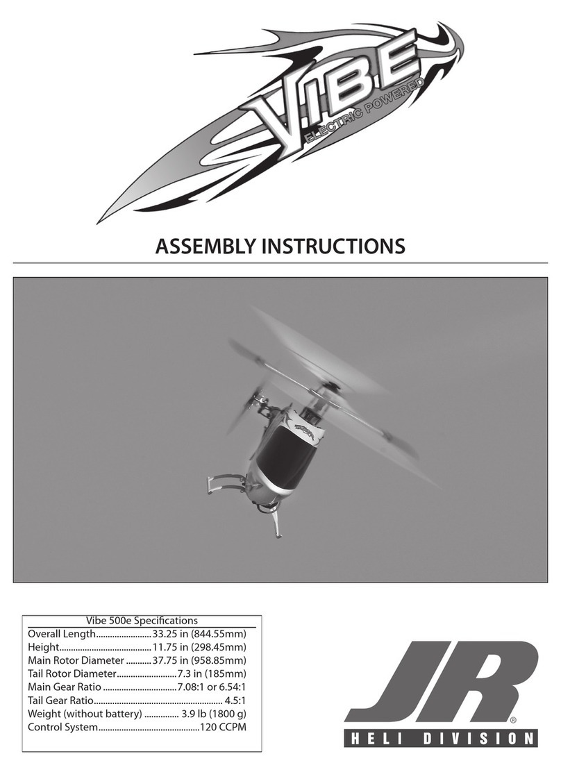Horizon Hobby Vibe 500e Assembly instructions Horizon Hobby Vibe 500e Assembly instructions