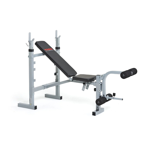 York Fitness 530 Bench 45069 owner's manual