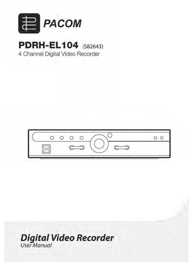 PACOM RDRH-EL104 user manual