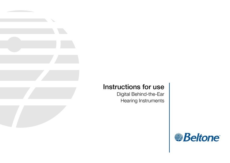 Beltone BE70 LND1776-DW Instructions for use