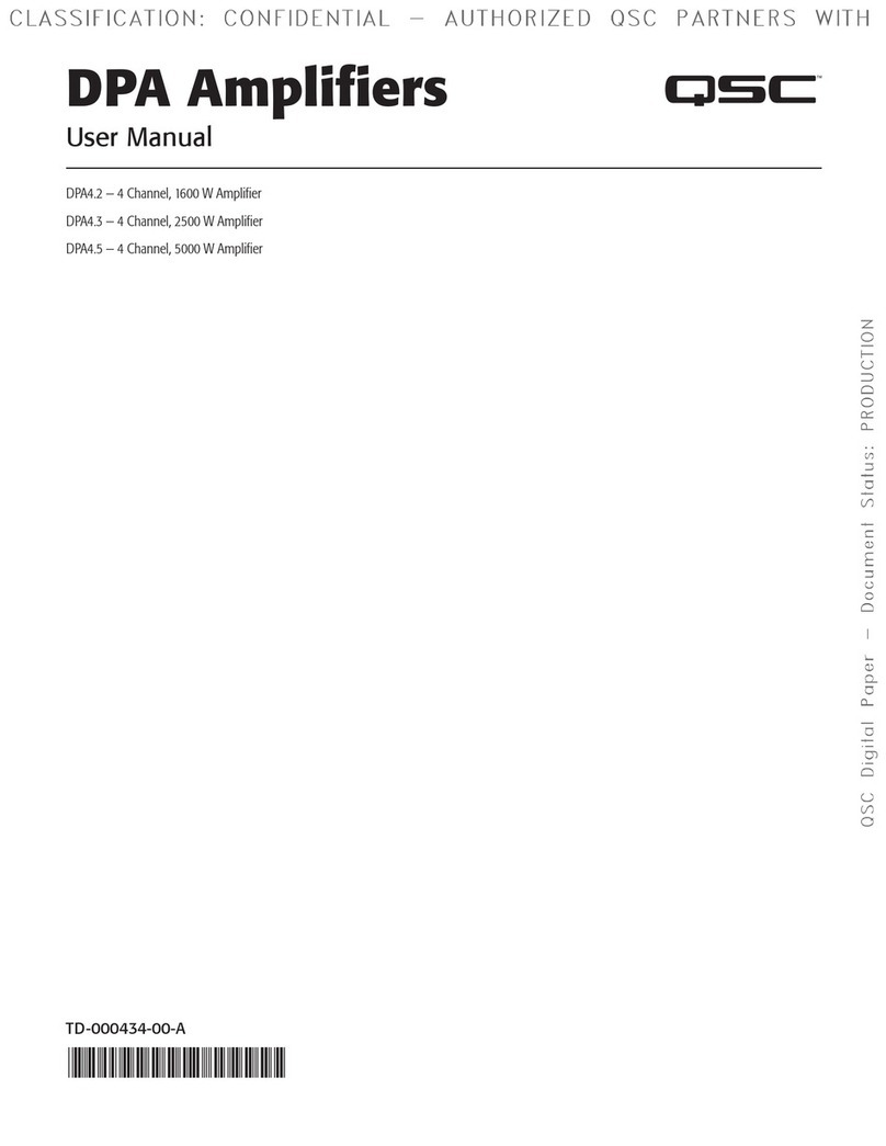 QSC DPA4.2 User manual