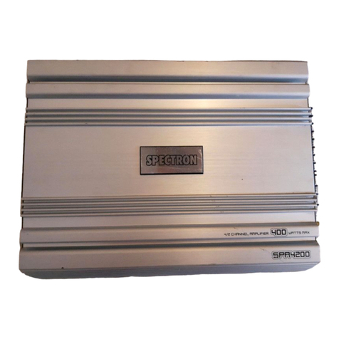 Spectron SPA4200 User manual