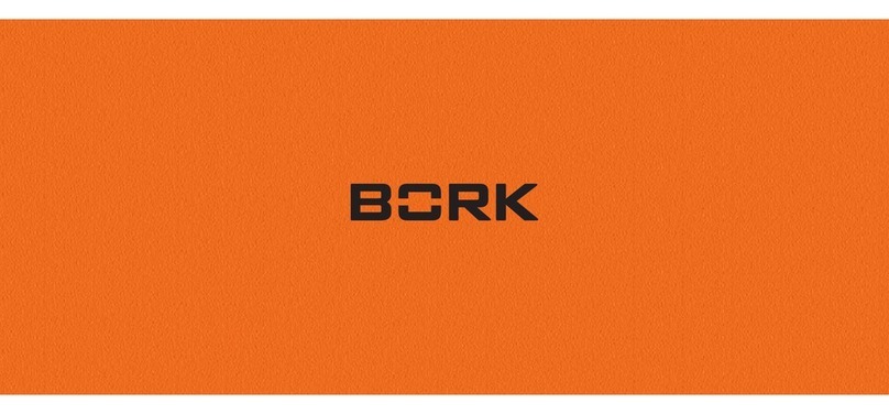 BORK B800 operating manual