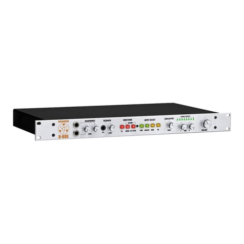 Dangerous Music D-Box user guide