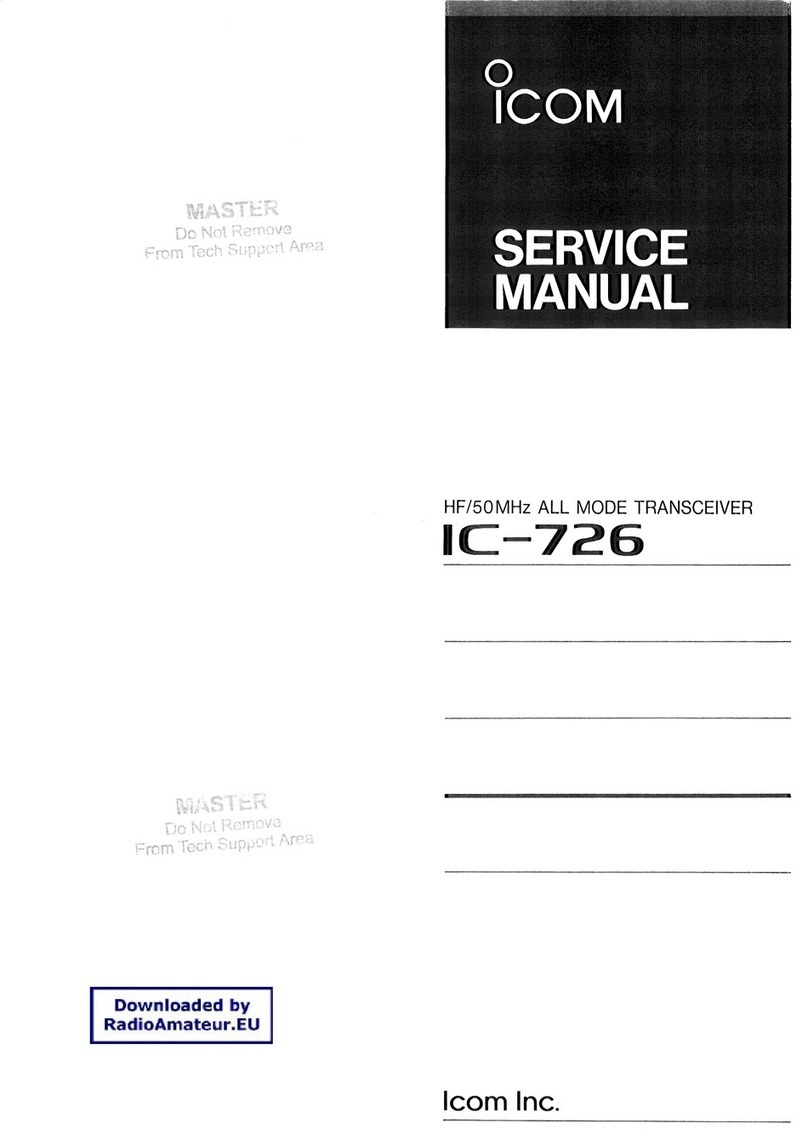 Icom IC-726 Service manual