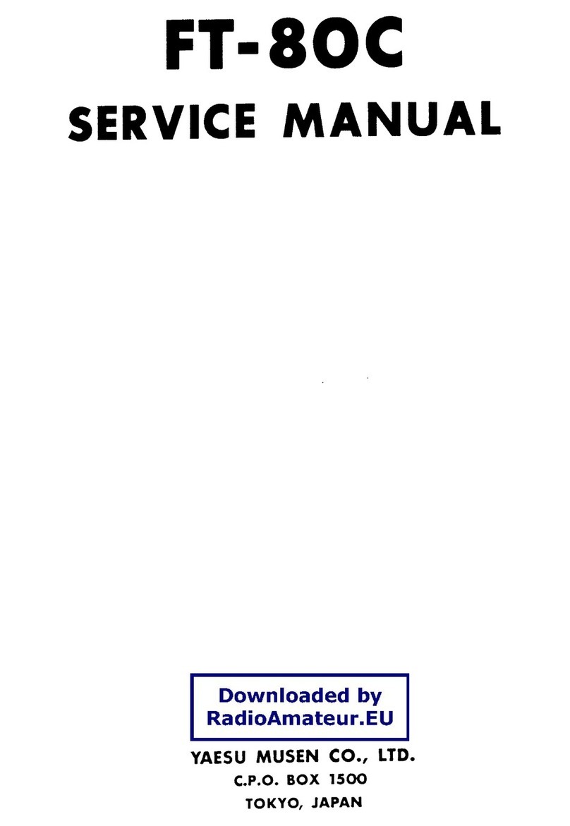 Yaesu FT-80C - SERVICE User manual
