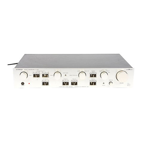 Luxman C-120A User manual Luxman C-120A User manual