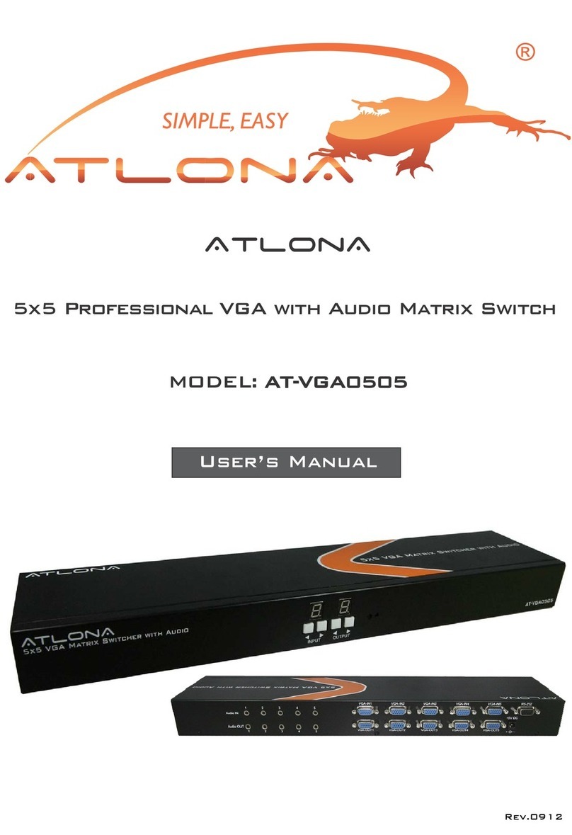 Atlona AT-VGA0505 user manual