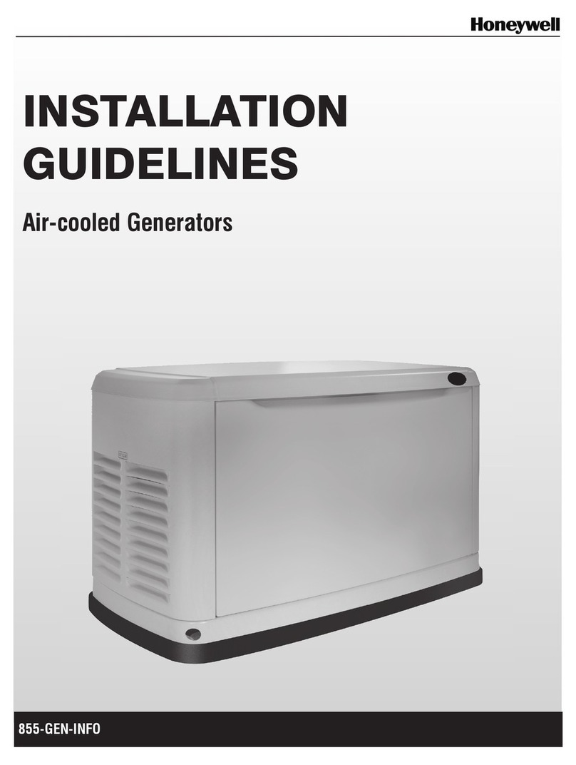 Honeywell Generator Instruction sheet