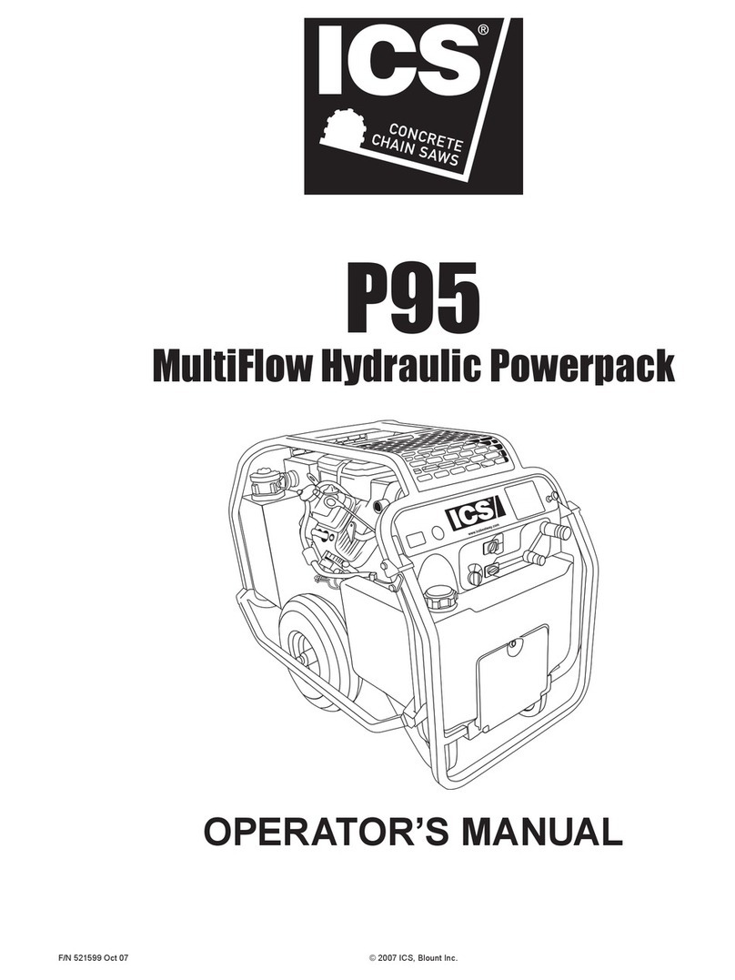 ICS P95 Operator's manual