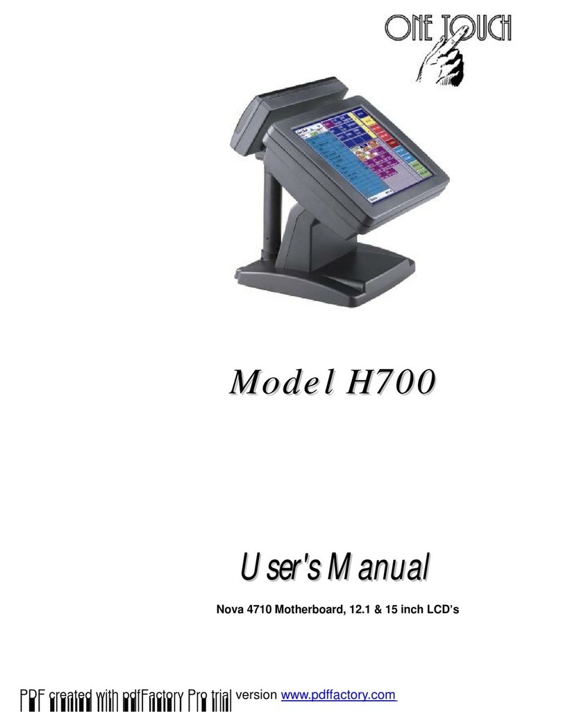 OneTouch Model H700 user manual