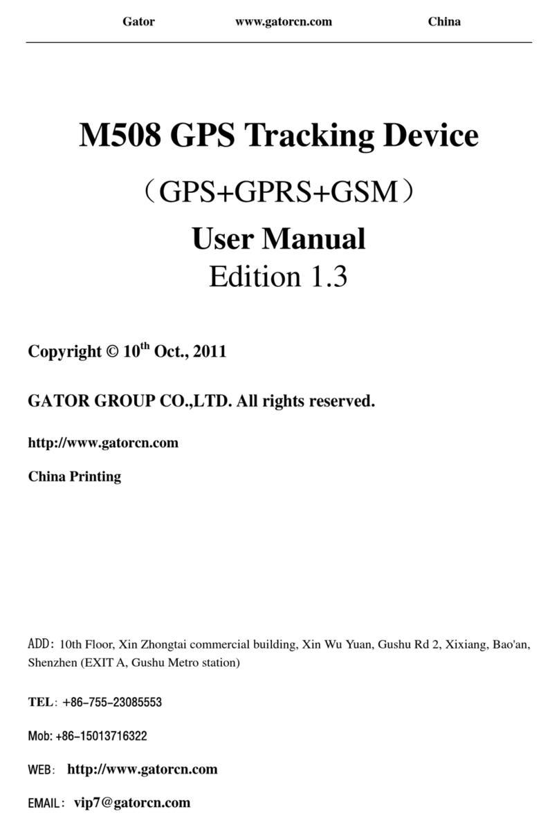 Gator M508 user manual