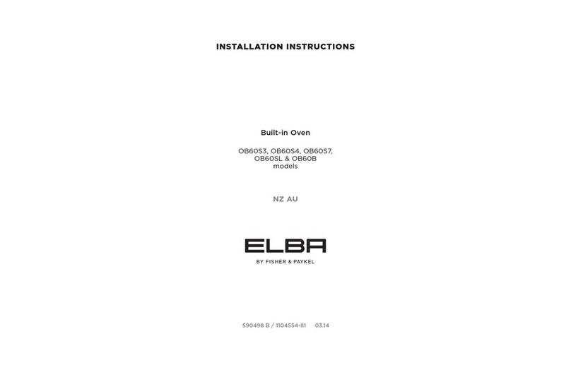 Elba OB60S3 User manual Elba OB60S3 User manual