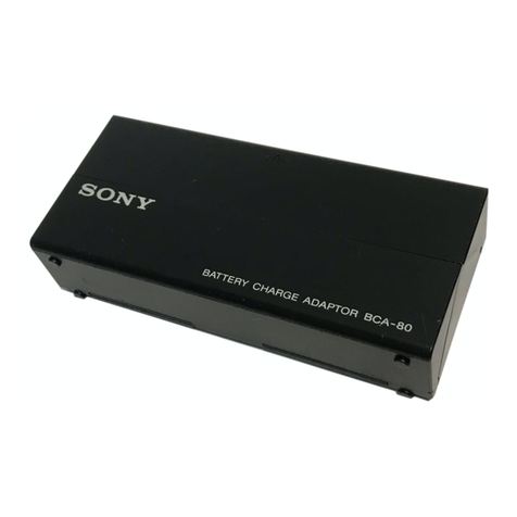 Sony BCA-80 User manual