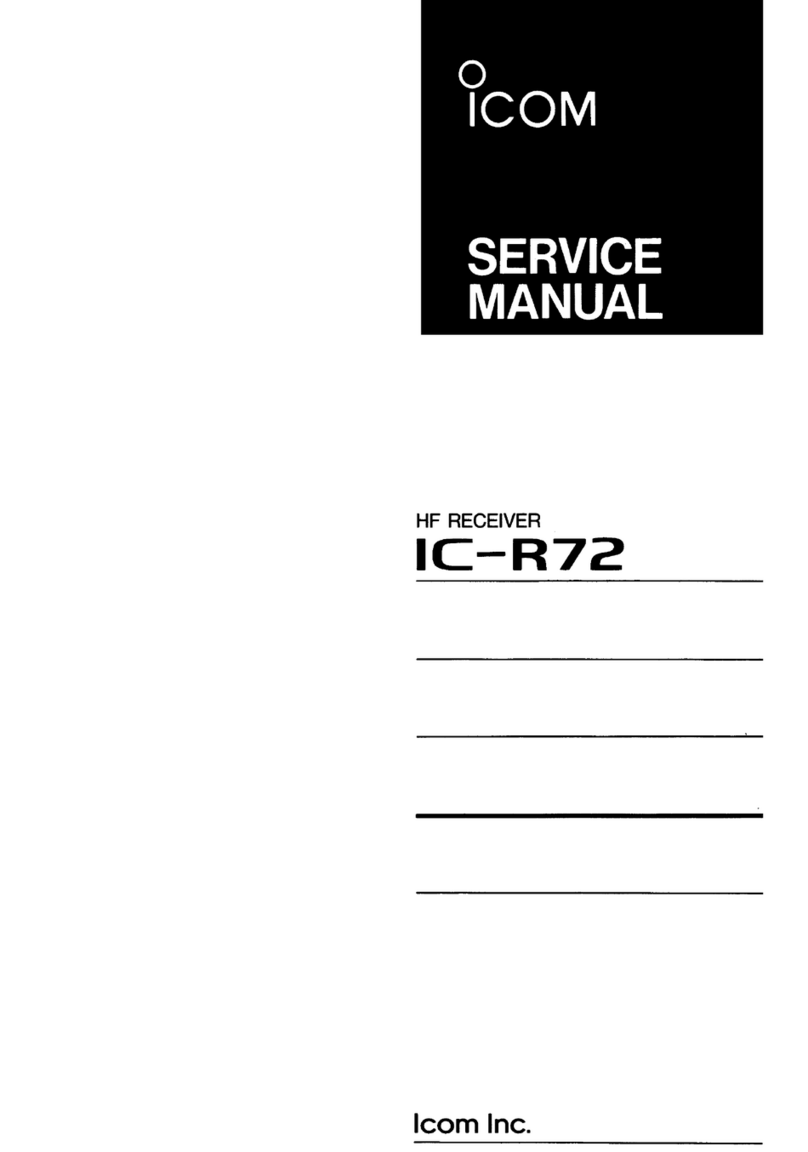 Icom IC-R72 User manual