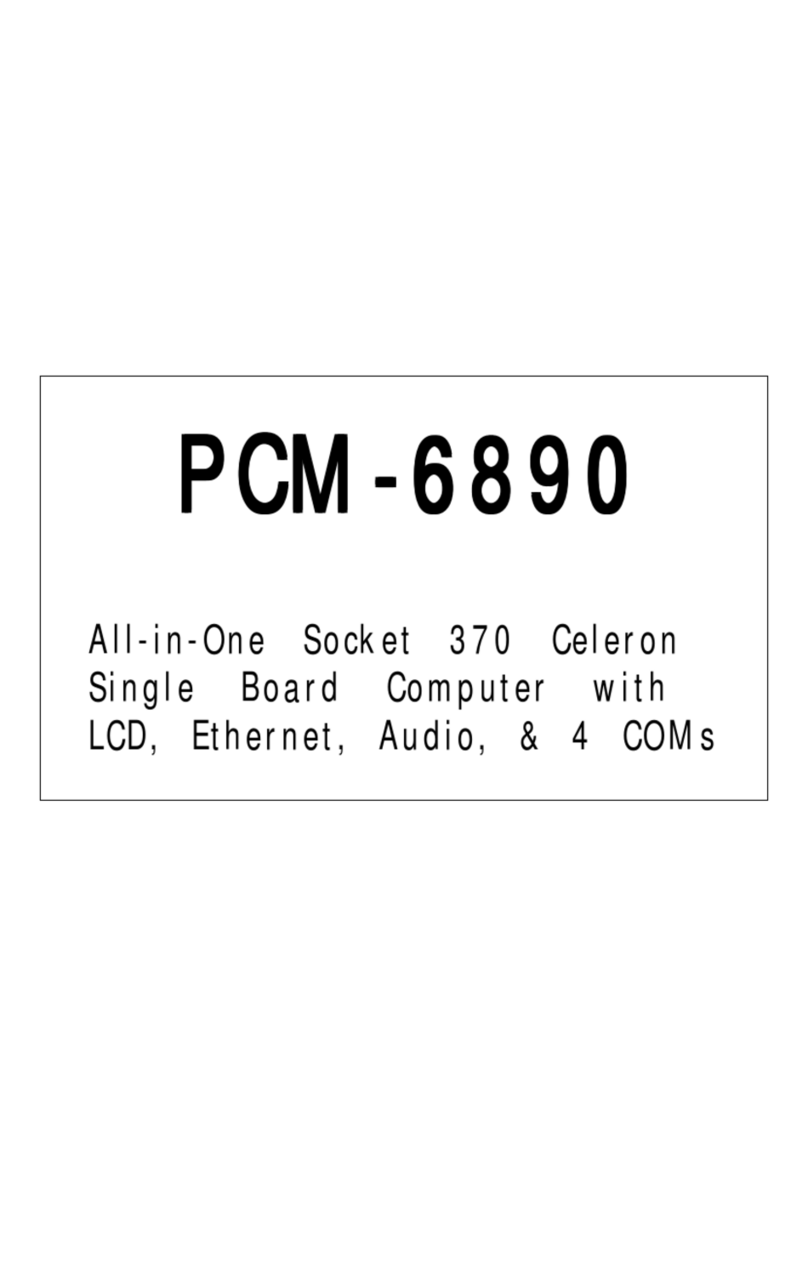 Aaeon PCM-6890 User manual