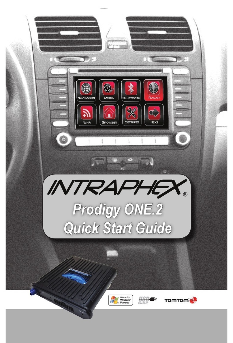 Intraphex Prodigy ONE.2 quick start guide