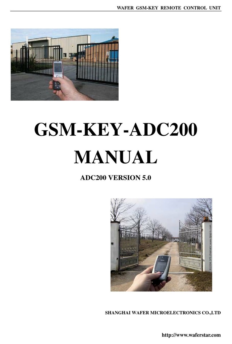 WAFER GSM-KEY-ADC200 user manual