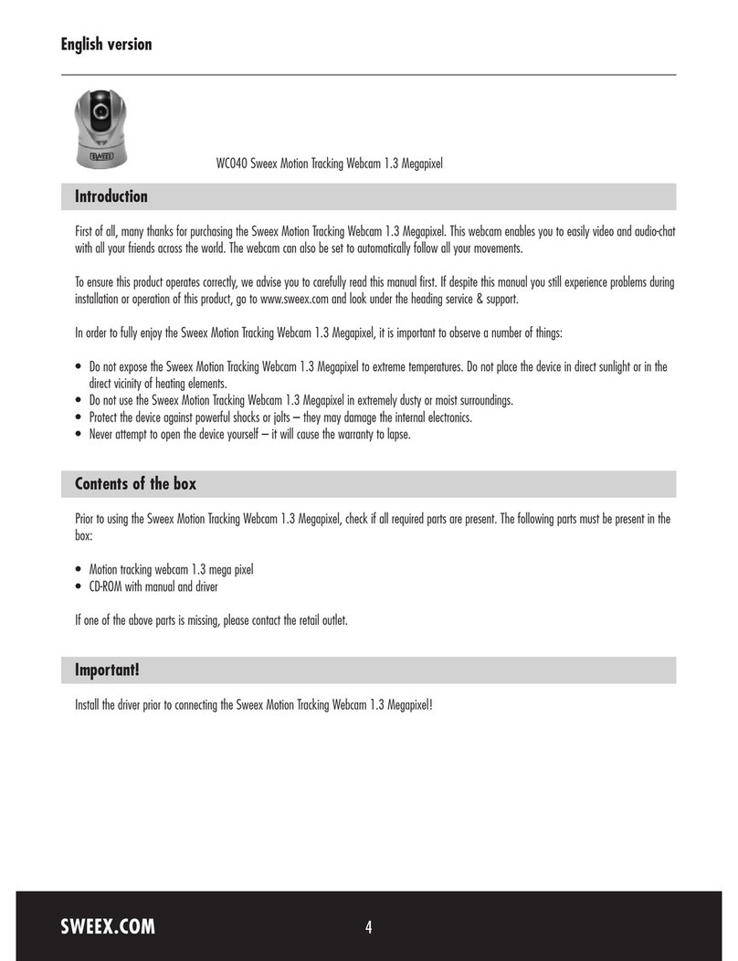 SWEEX WC040 user manual