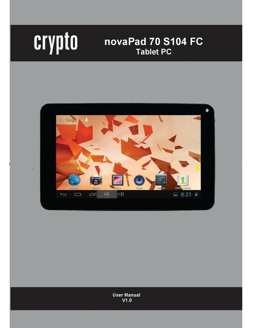 Crypto novaPad 70 S104 FC user manual