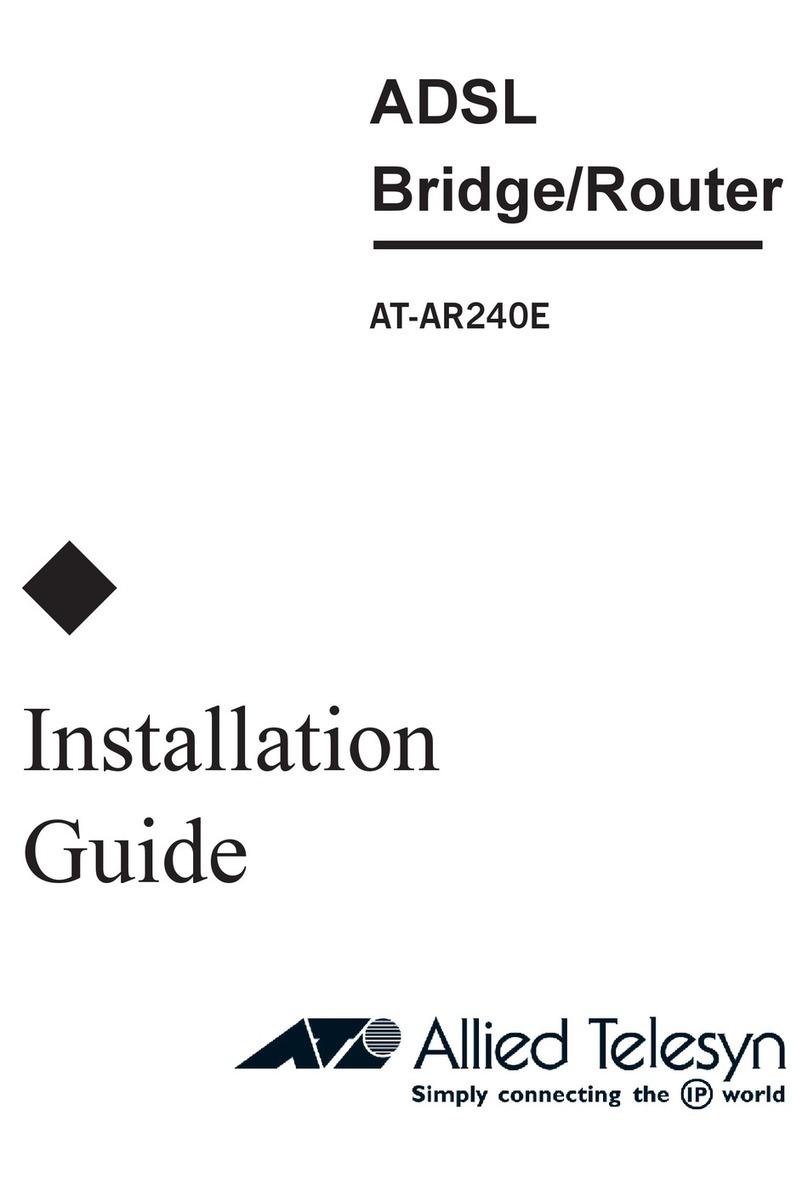 Allied Telesis AT-AR240E User manual