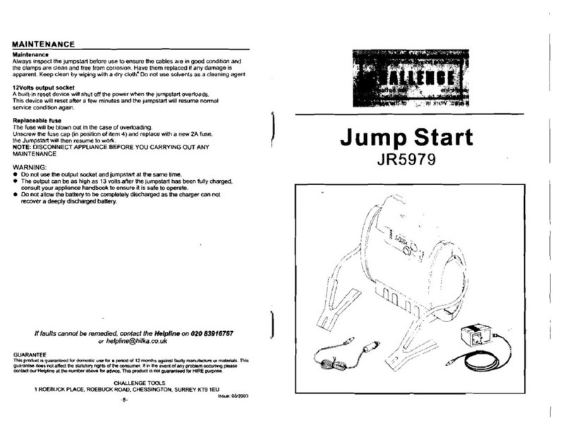 Challenge JR5979 operating instructions
