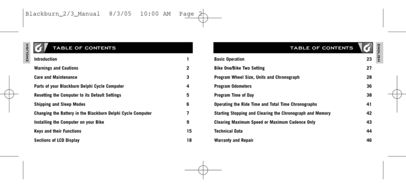 blackburn Delphi User manual blackburn Delphi User manual