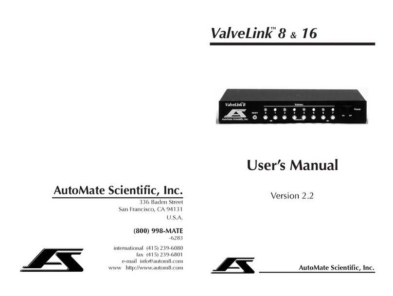 Auto Mate ValveLink 8 user manual