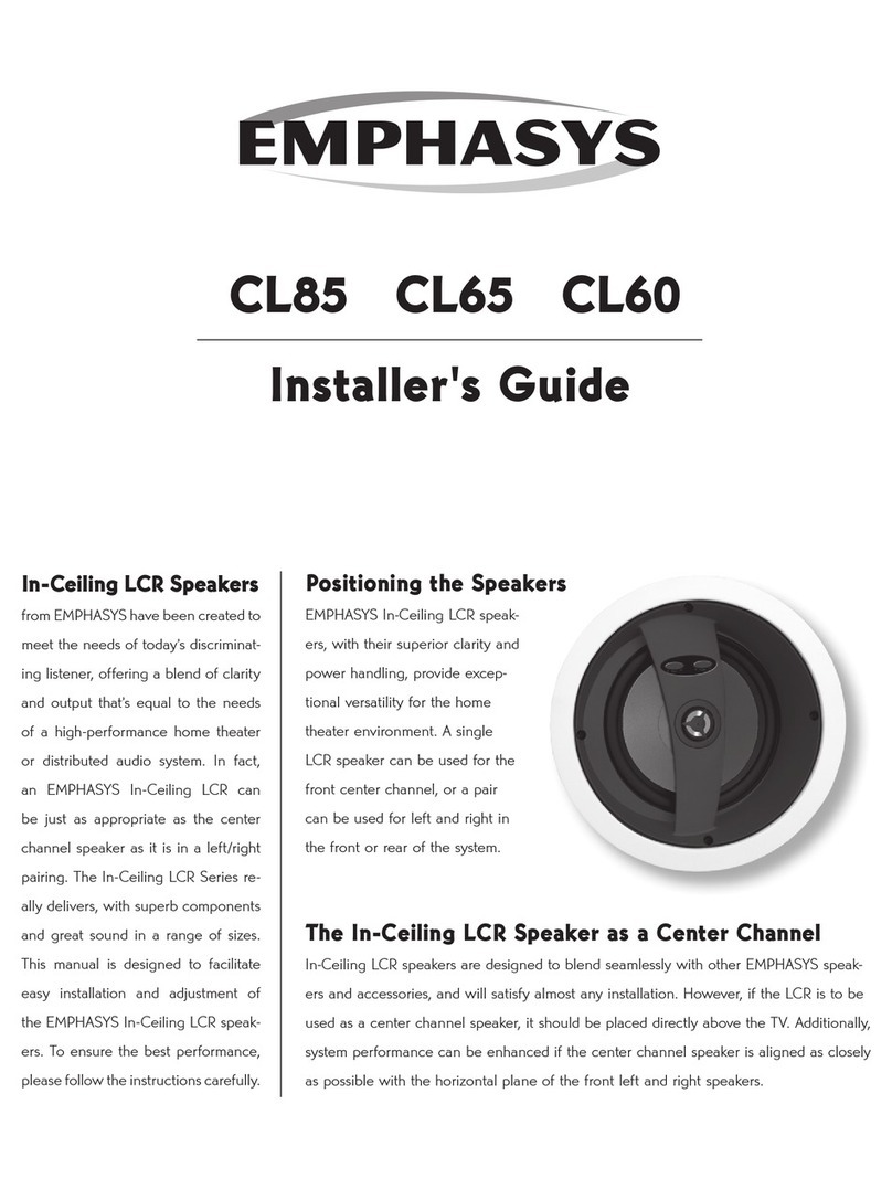 Emphasys CL85 Assembly instructions