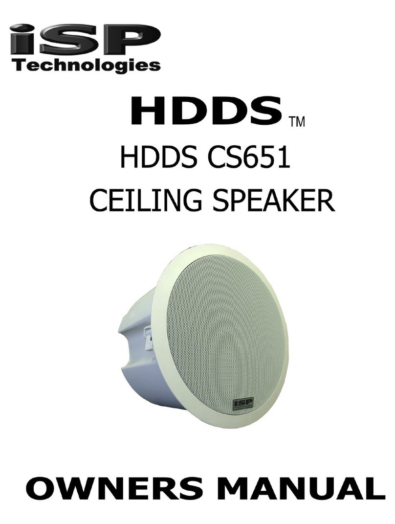 iSP Technologies HDDS CS651 User manual