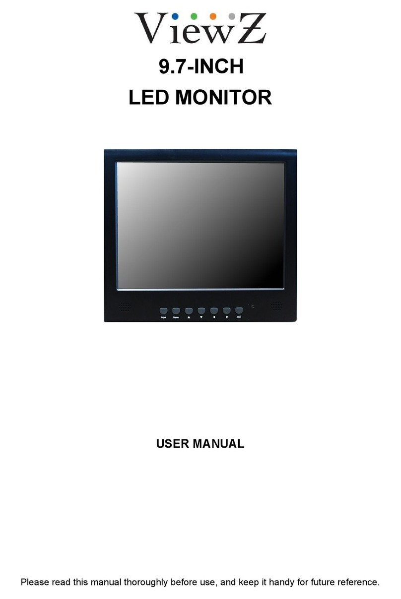 ViewZ LED MONITOR user manual
