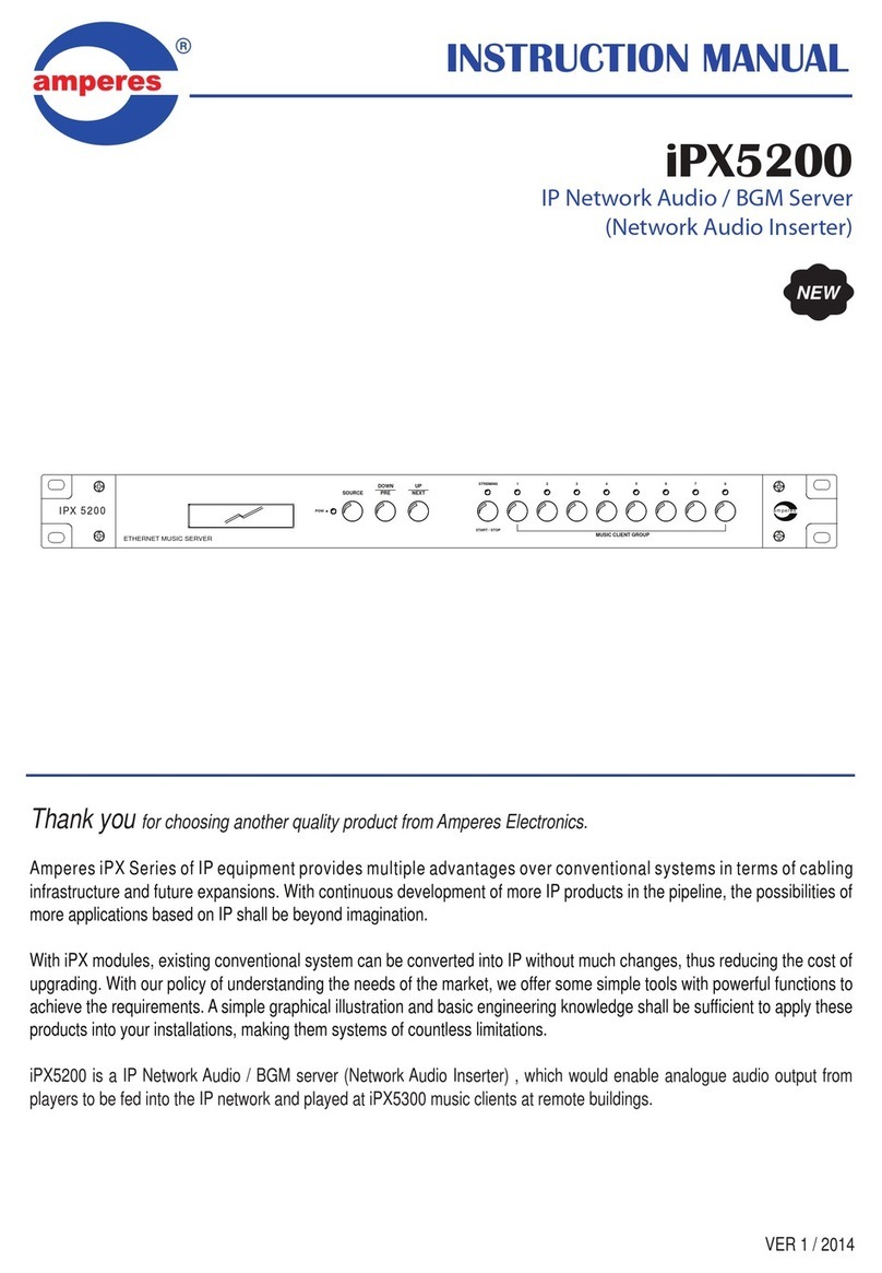 Amperes iPX5200 instruction manual