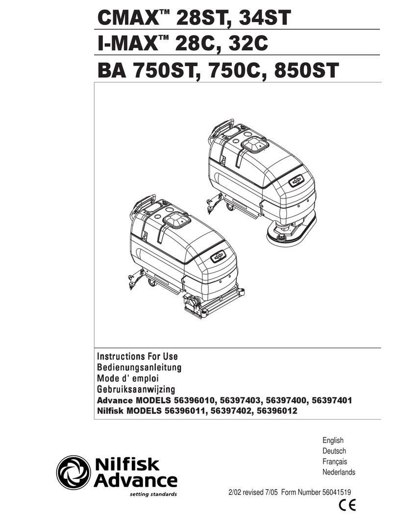 Nilfisk-Advance CMAX 28ST User manual Nilfisk-Advance CMAX 28ST User manual