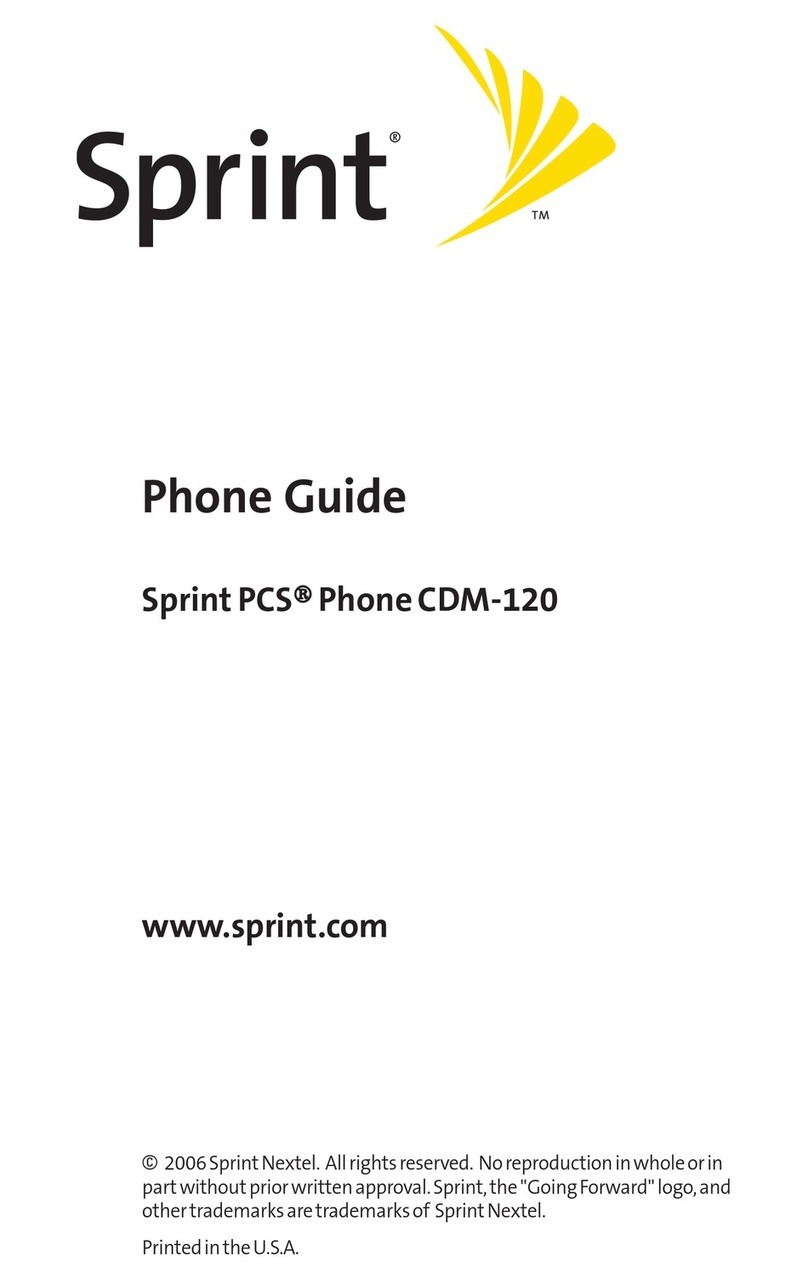 Sprint PCS CDM-120 Phone guide