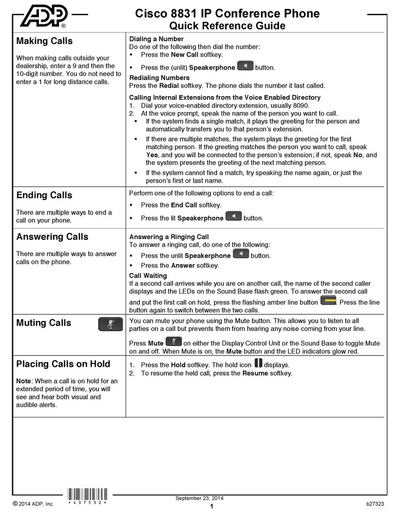 Cisco 8831 User manual