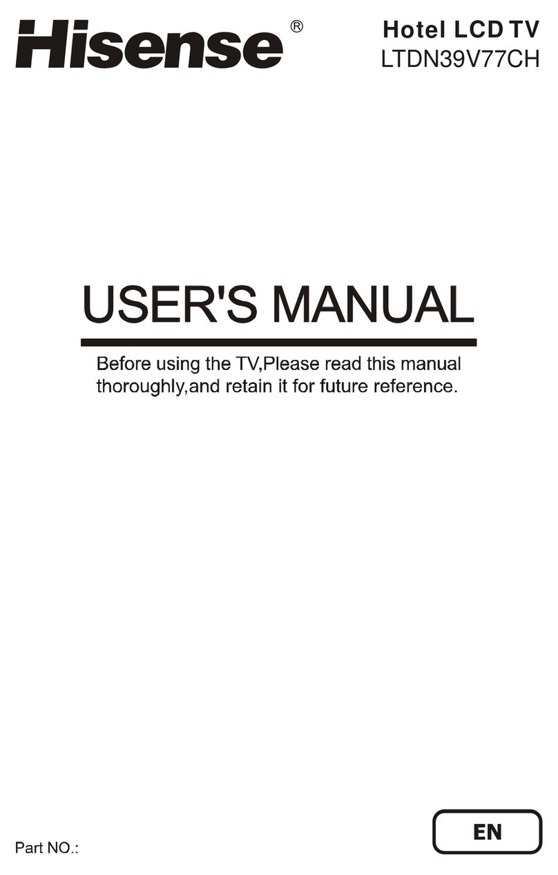 Hisense LTDN39V77CH user manual