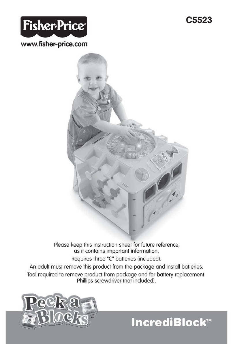 Fisher-Price Peek a Blocks IncrediBlock C5523 instructions