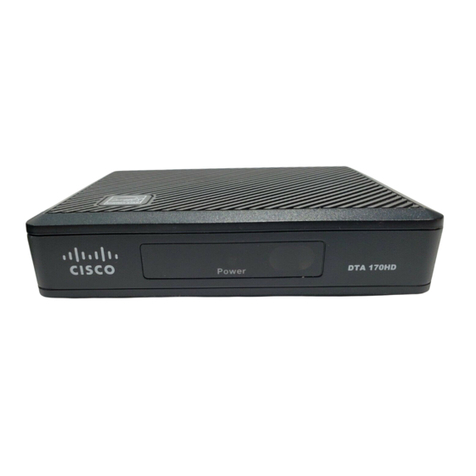 Cisco DTA 170HD User manual