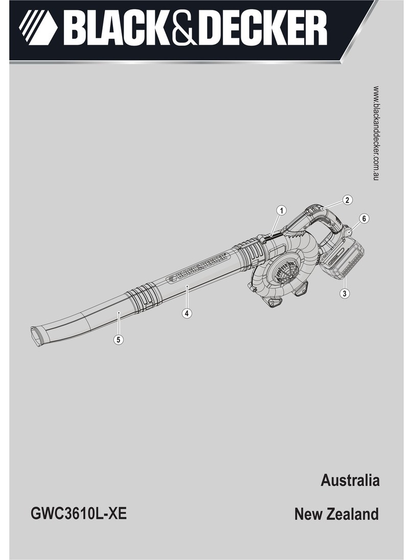 Black & Decker GWC3610L-XE User manual