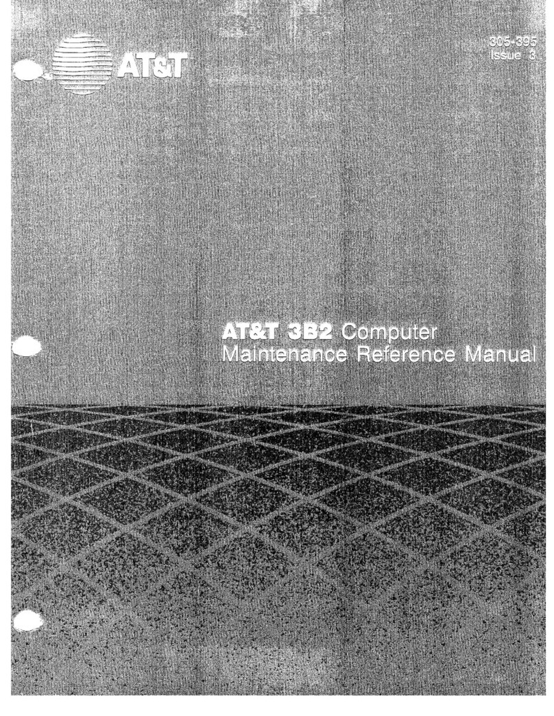 AT&T 3B2 Series Maintenance reference manual