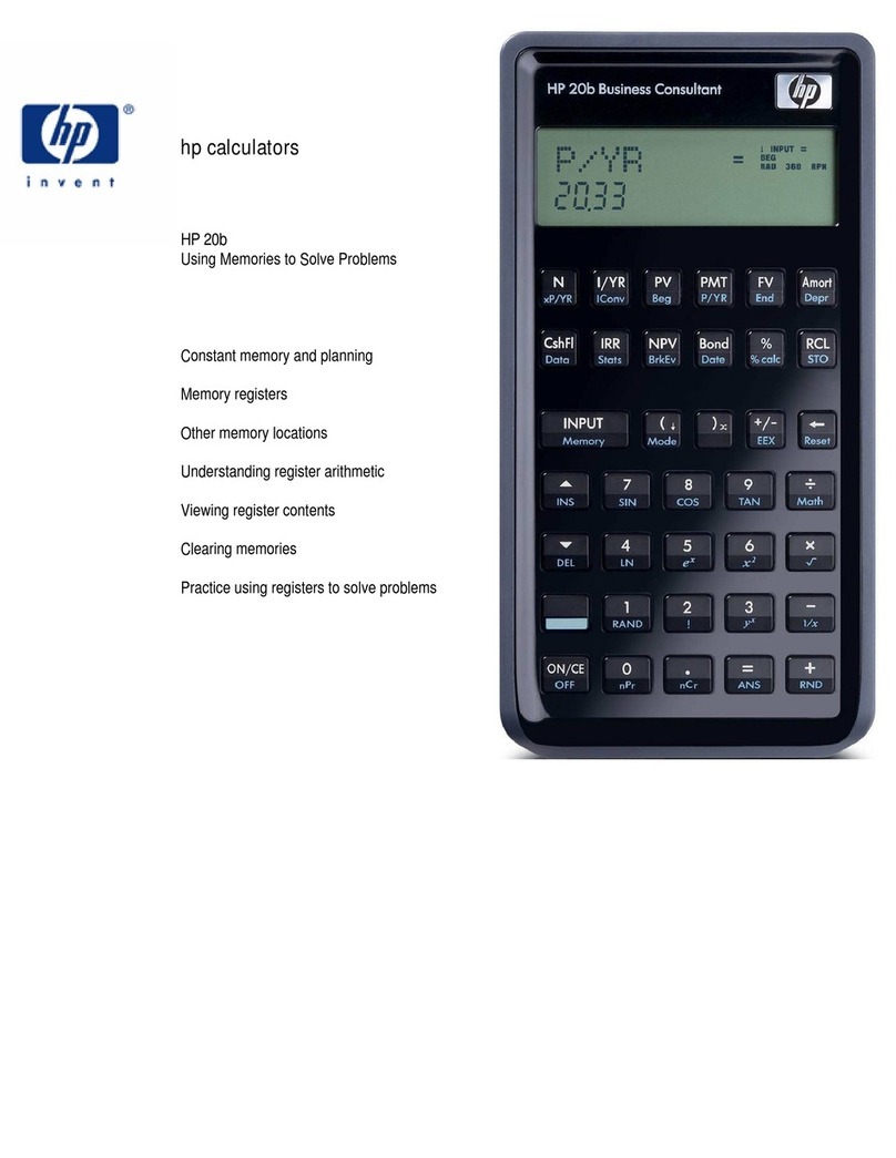 HP 20b Business Consultant Manual
