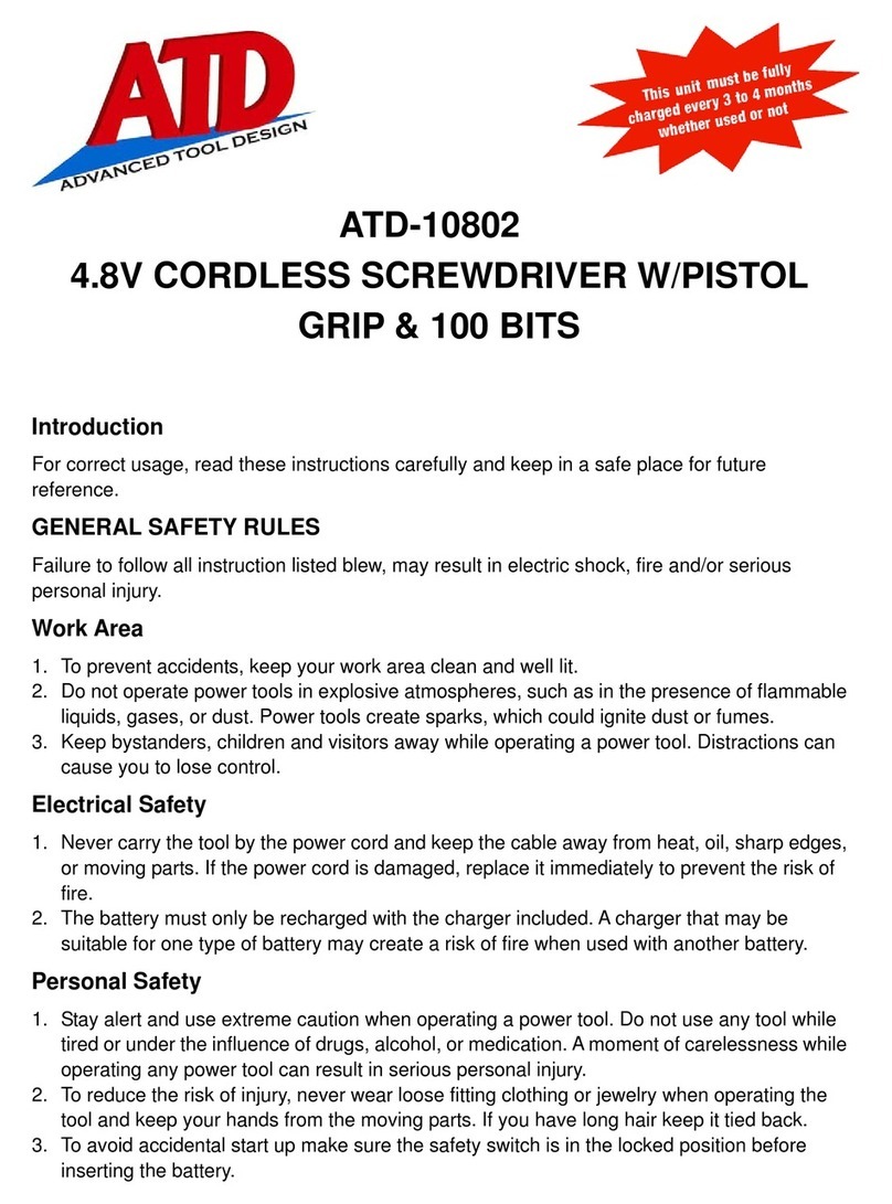 ATD Tools ATD-10802 instruction manual