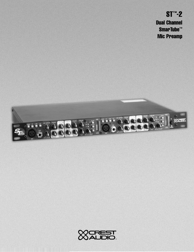 Crest Audio SmarTube ST2 User manual