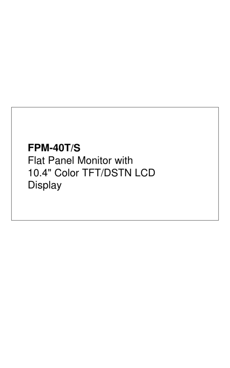 Advantech FPM-40T User manual