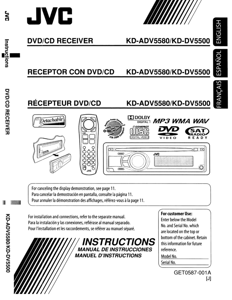 JVC KD-ADV5580 User manual